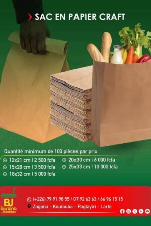 Sac en papier craft