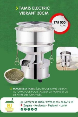 Tamis électric vibrants 30cm