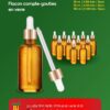 Facon compte-goutte en verre