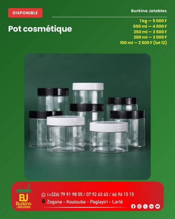 Pot cosmétique