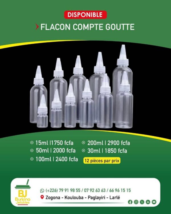 Flacon compte goutte