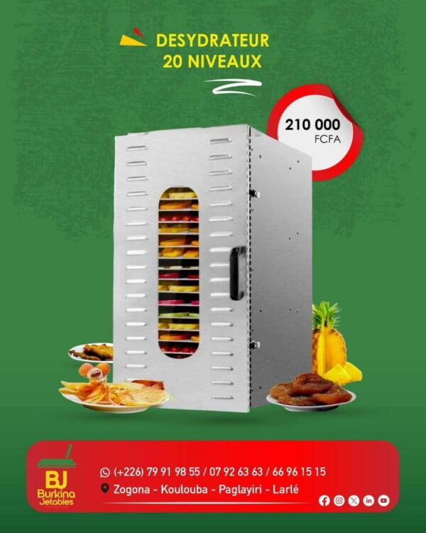 Desydrateur 20 niveaux