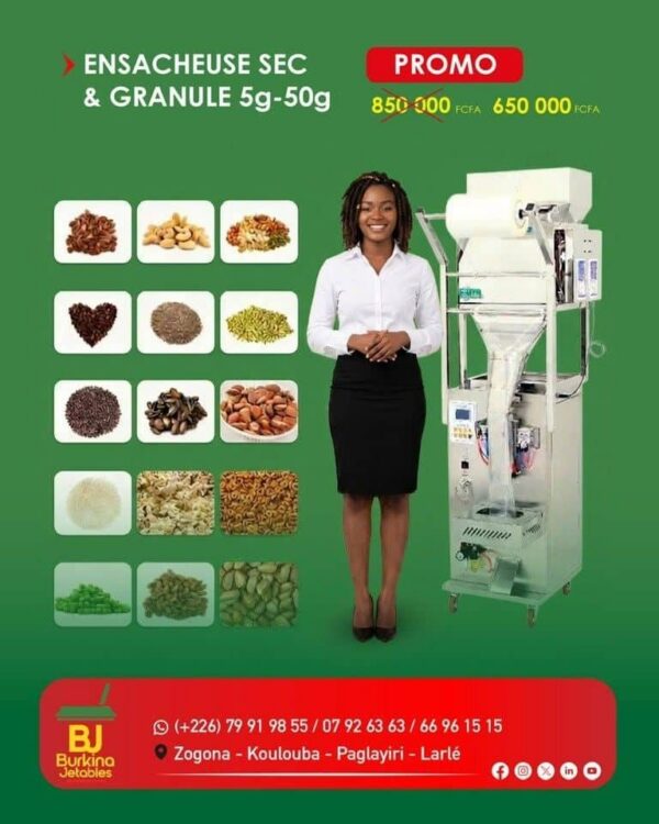 Ensacheuse sec & granule 5g-50g