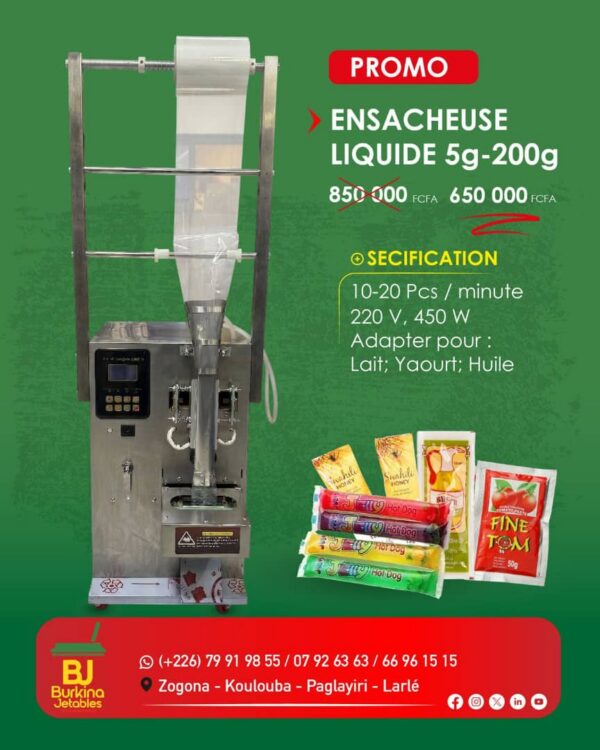 Ensacheuse liquide 5g-200g