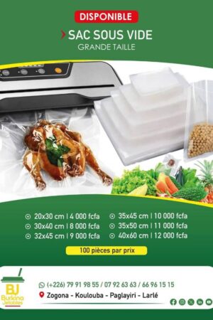 Sac sous vide