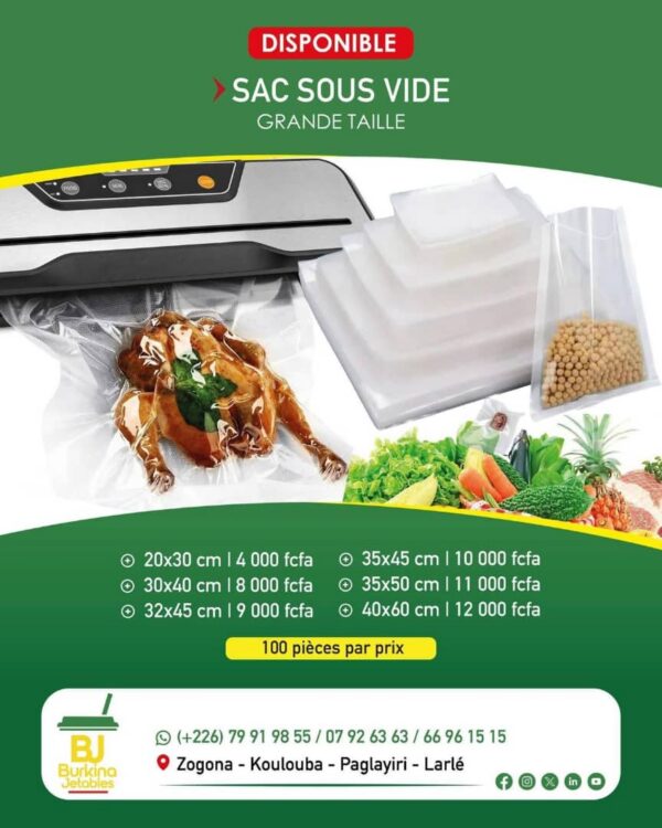 Sac sous vide