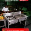 Evier de cuisine en acier inoxydable