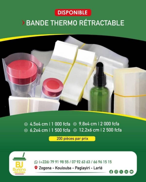 Bande thermo retractable