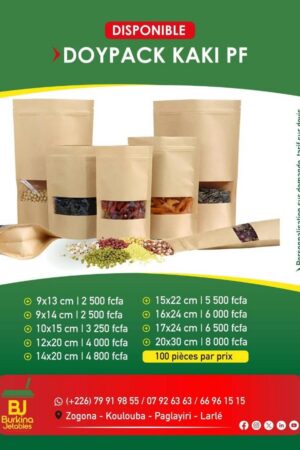 Doypack kaki PF