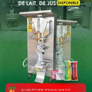 Ensacheuse d'eau, de lait, de jus