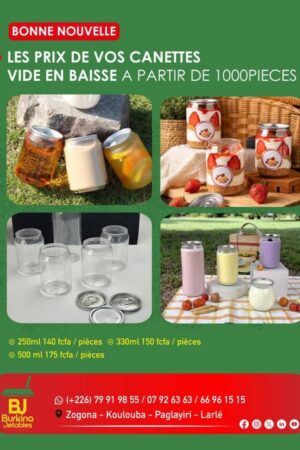 Canettes vide