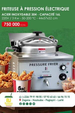Friteuse à pression électrique