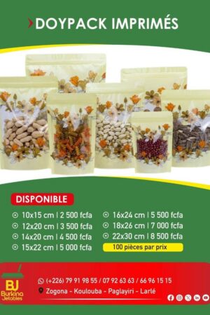 Doypack imprimés