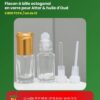 Flacon en bille octogonale en verre pour attar & huile d'oud